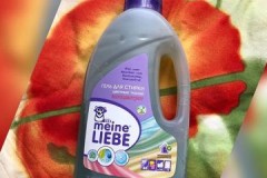 Revisión de gel y almohadillas para lavar tejidos de colores Meine liebe: pros y contras, precios, opiniones de los clientes