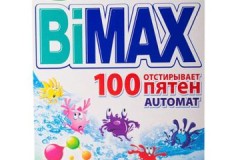 Revisión del detergente manchas Bimax 100: cómo aplicar, cuánto cuesta, opiniones de los consumidores