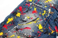Las formas más efectivas de limpiar la pintura al óleo de los jeans